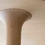 Dining Tables - The Minimalist Modern Cast Table Oval in Ash Wood - MOR