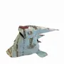 Outdoor decorative accessories - Recycled Metal Sculpture Rhinoceros Trophy For Wall 30x17.5cm - TERRE SAUVAGE