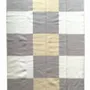 Plaids - Plaid couverture en laine, Carré Tricolore Vanille Cachemire - WOOL ONLY BY JOWOLLINA