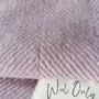 Plaids - Plaid couverture en laine, Chevrons Lilas Naturel - WOOL ONLY BY JOWOLLINA