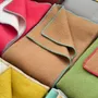 Plaids - Plaid couverture en laine, Double Camel - WOOL ONLY BY JOWOLLINA