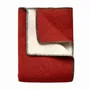 Plaids - Plaid couverture en laine, Brique - WOOL ONLY BY JOWOLLINA