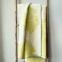Throw blankets - Wool blanket plaid, Ginkgo Vintage Lemon - WOOL ONLY BY JOWOLLINA