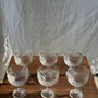Accessoires à poser - 5 coupes à glace en verre motifs fruits vintage - OFFICE OBJETS