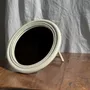 Miroirs - Petit miroir circulaire à fixer ou à poser blanc D29 - OFFICE OBJETS