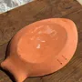 Platter and bowls - Decorative dish in the shape of a fish on a yellow background decorated with red peppers - OFFICE OBJETS
