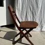 Chaises - Chaise vintage pliante en bois - OFFICE OBJETS