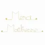 Other wall decoration - End of school year gift "Thank you teacher" - Brass - BIJOUX DE MUR