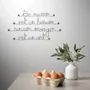 Other wall decoration - Wire quote on the art of eating - BIJOUX DE MUR