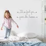 Other wall decoration - Metal Quote "It takes little to be happy" - BIJOUX DE MUR