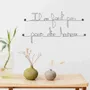 Other wall decoration - Metal Quote "It takes little to be happy" - BIJOUX DE MUR