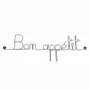 Other wall decoration - Metal Kitchen Decor "Bon appétit" - BIJOUX DE MUR
