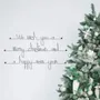 Other wall decoration - Metal Christmas Decoration - Merry Christmas Wall Quote - BIJOUX DE MUR