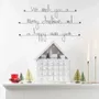 Other wall decoration - Metal Christmas Decoration - Merry Christmas Wall Quote - BIJOUX DE MUR