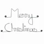Other wall decoration - Christmas wire decoration: "Merry Christmas" - BIJOUX DE MUR