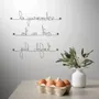 Other wall decoration - Metal Kitchen Quote Wall Decoration - Gourmandise - BIJOUX DE MUR