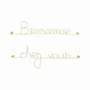 Other wall decoration - Welcome Home Gold Brass Wall Decor - BIJOUX DE MUR