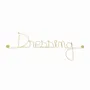 Other wall decoration - Gold Brass Wall Decor - "Dressing Room" Door Sign - BIJOUX DE MUR
