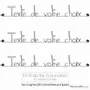 Other wall decoration - Customizable wire wall decoration writing - 3 lines - BIJOUX DE MUR