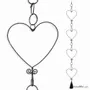 Other wall decoration - Wire garland - Heart - Black - hanging - BIJOUX DE MUR
