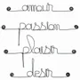Other wall decoration - Set of small wire messages - LOVE - BIJOUX DE MUR