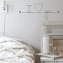Autres décorations murales - Message d'amour : I love you - Saint Valentin - Mariage - BIJOUX DE MUR