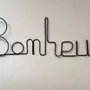 Other wall decoration - Wire Deco Word - Happiness - BIJOUX DE MUR