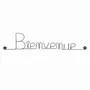 Autres décorations murales - Mot en fil de fer " Bienvenue " - BIJOUX DE MUR
