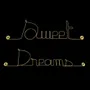 Autres décorations murales - Mot en Laiton Doré : " Sweet dreams " - Décoration Murale - BIJOUX DE MUR