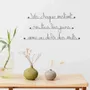Other wall decoration - Phrase en fil de fer " Vis, ris, aime au delà des mots ... " - BIJOUX DE MUR