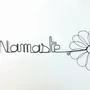 Autres décorations murales - Fleur de Marguerite - "Namaste" - Décoration murale fer - BIJOUX DE MUR
