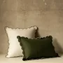 Coussins - Coussins en lin festonnés - TOMÈTE