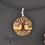 Bijoux - Collier - Arbre de vie (clair) - POMME DES BOIS