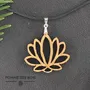 Bijoux - Collier - Fleur de lotus - POMME DES BOIS