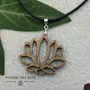 Bijoux - Collier - Fleur de lotus - POMME DES BOIS