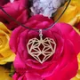 Bijoux - Collier - Coeur Géométrique - POMME DES BOIS