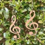 Jewelry - Earrings - Clé de sol - POMME DES BOIS