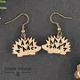 Bijoux - Boucles d'oreilles - Hérisson - POMME DES BOIS