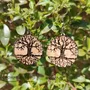Bijoux - Boucles d'oreilles - Arbre de vie (clair) - POMME DES BOIS