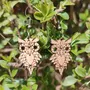 Jewelry - Earrings - Owls Owl - POMME DES BOIS