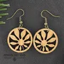 Bijoux - Boucles d'oreilles - Feuille Palme - POMME DES BOIS