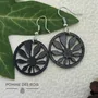 Bijoux - Boucles d'oreilles - Feuille Palme - POMME DES BOIS