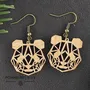 Bijoux - Boucles d'oreilles - Ours / Panda - POMME DES BOIS