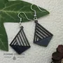 Bijoux - Boucles d'oreilles - Voilier Graphique - POMME DES BOIS