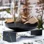 Outdoor fireplaces - Fire bowl with bench - RAUMGESTALT