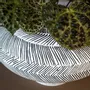 Vases - Arta lines, bone china vase, round, white, black - KLATT OBJECTS