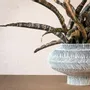 Vases - Arta lines, bone china vase, round, white, black - KLATT OBJECTS