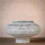 Vases - Arta lines, bone china vase, round, white, black - KLATT OBJECTS