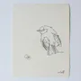 Gifts - Correspondence card 12.5x16.6cm HANDMADE PAPER - COSETTE ET LES LYS