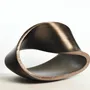 Design objects - Eternal L Matt Line Silver, Handmade Sculpture, Interior Design Piece - DV DESIGN